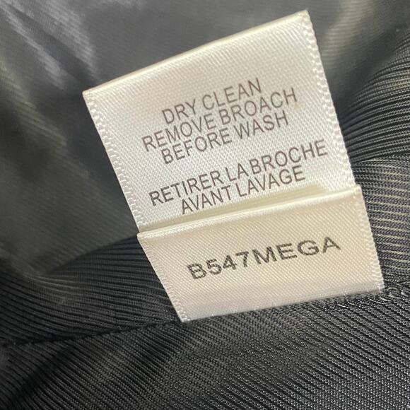 BCBGMAXAZRIA Blazer Convertible Jeweled Pins Wool Knit Trim Leopard Womens XS - Picture 15 of 15